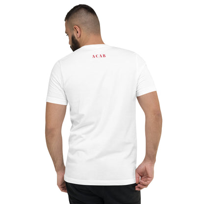 F.U Kurzärmeliges T-Shirt mit V-Ausschnitt Unisex